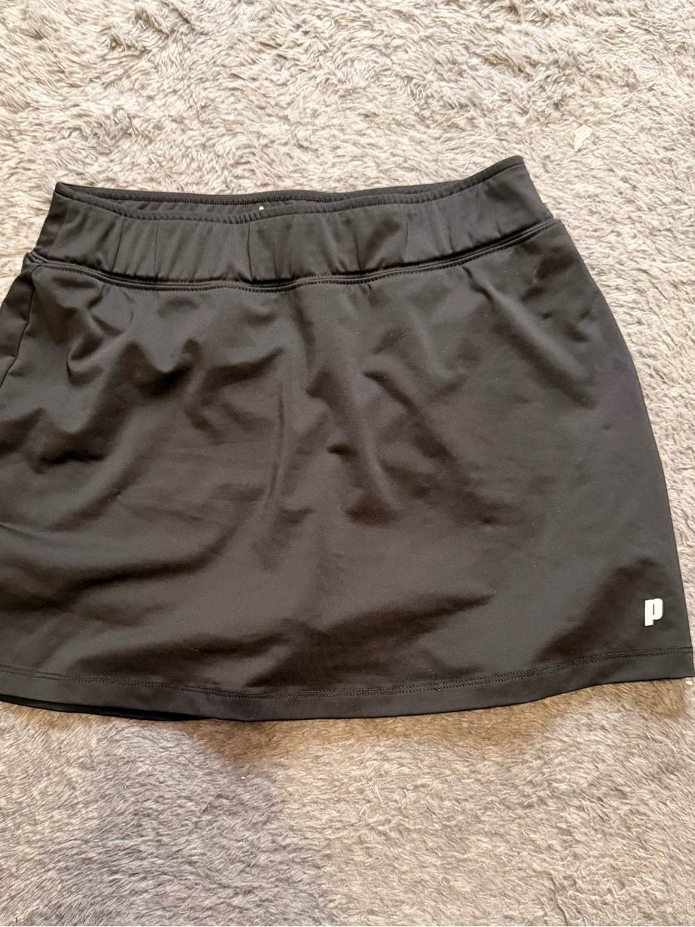 Prince Black Women's Athletic Mini Skirt